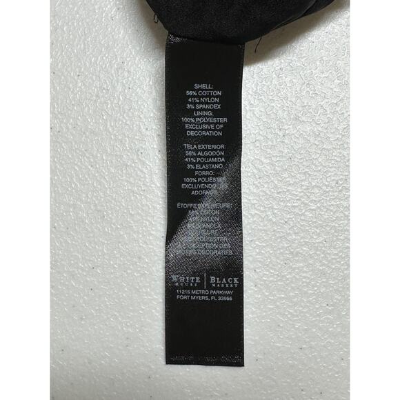 White House Black Market Skirt Womens 0 Black‎ Perfect Form Career Pencil Office - Picture 4 of 8